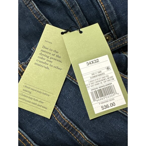 34x32 - Mens Skinny Fit Jeans - Goodfellow Co - Dark Blue - Picture 3 of 5
